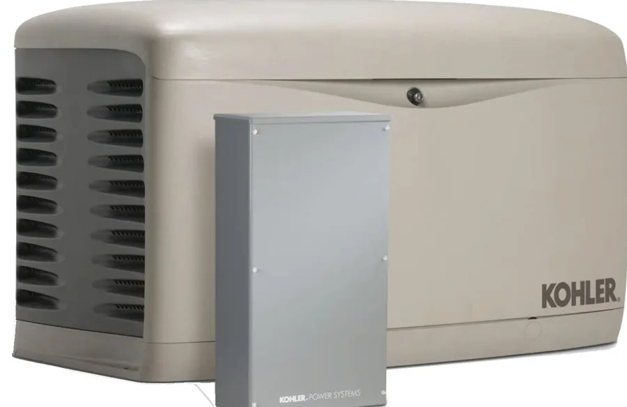 Kohler standby generator with transfer switch